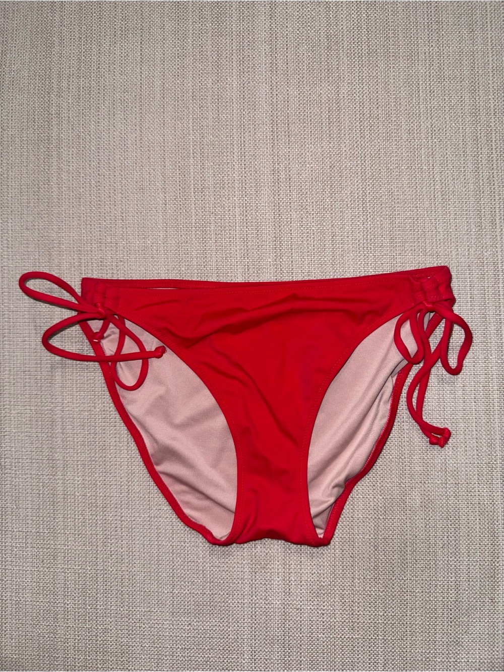 NWOT Victoria's Secret Red Side-Tie Bikini Bottom
